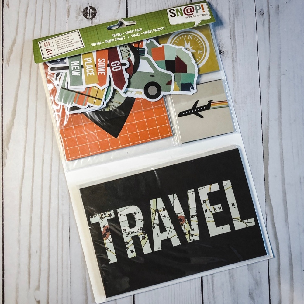 Simple Stories Travel Die Cuts and Journal Cards